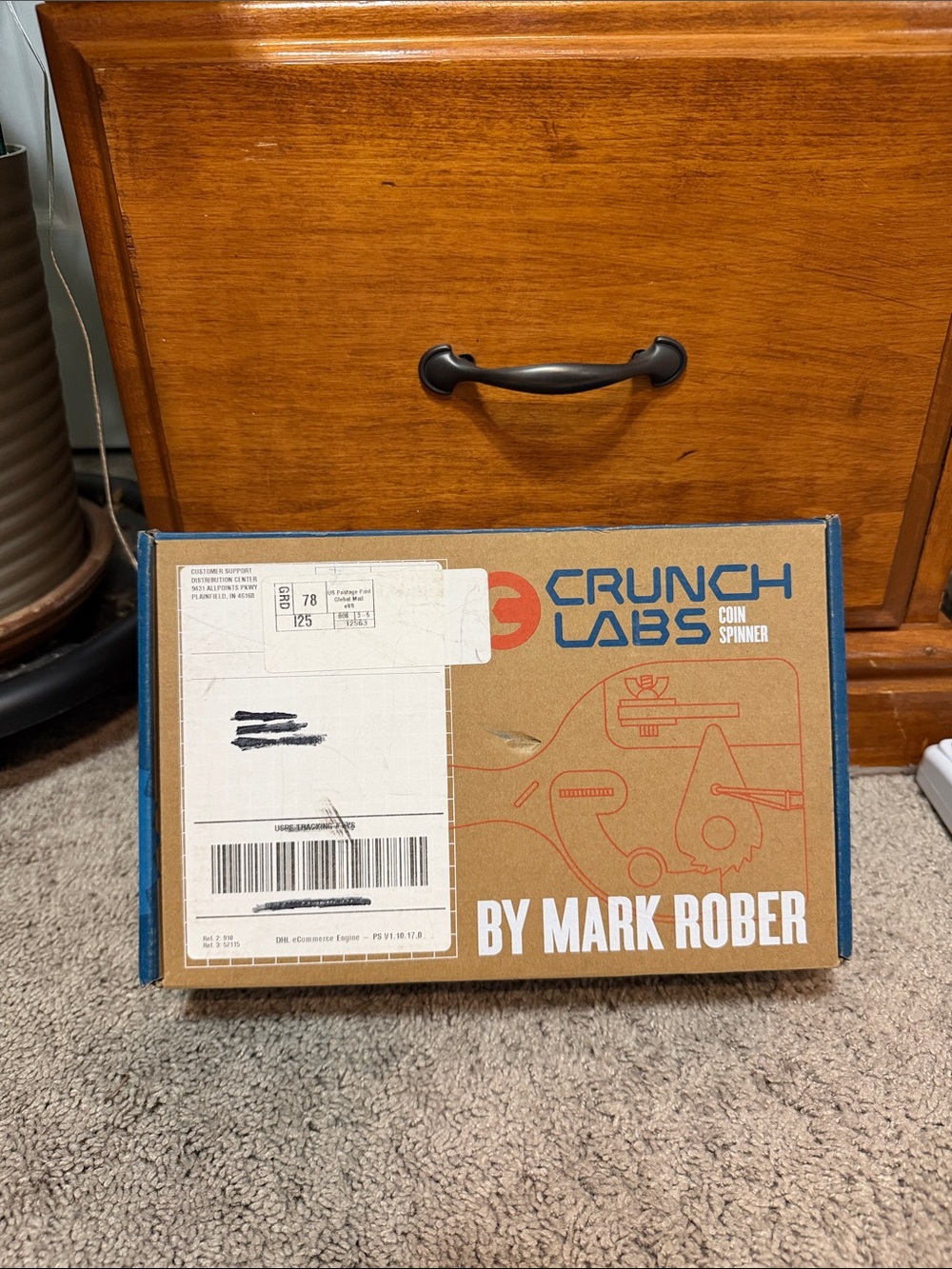 Coin Spinner by Mark Rober - Brown/Blue